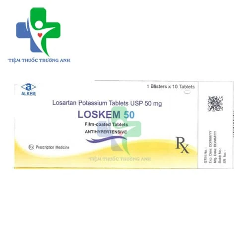 Loskem 50 Alkem - Thuốc điều trị tăng huyết áp hiệu quả