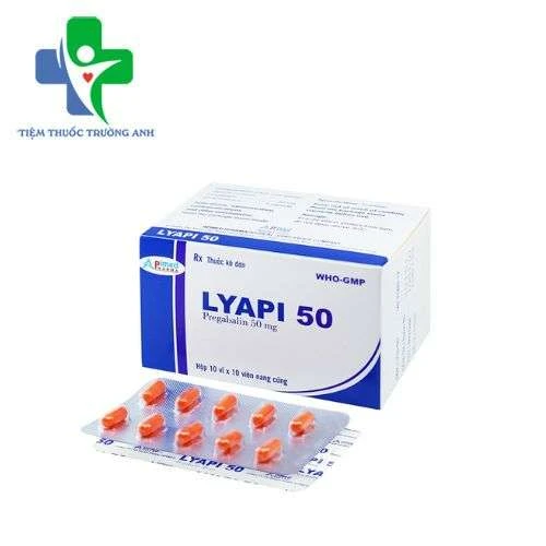 Lyapi 50mg Apimed - Điều trị đau thần kinh trung ương và ngoại biên