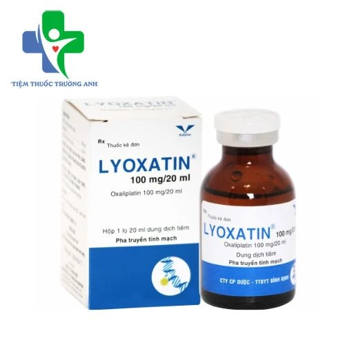 Lyoxatin 100mg/20ml Bidiphar - Điều trị ung thư đại tràng