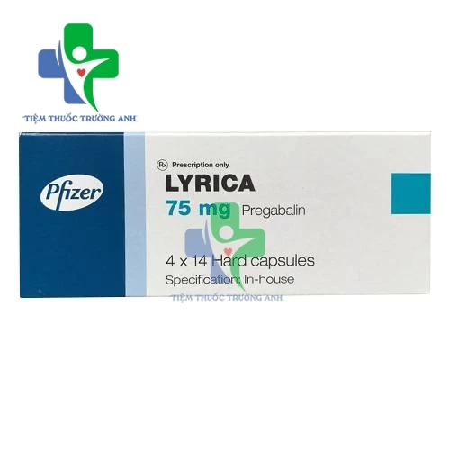 Lyrica 75mg - Thuốc điều trị đau thần kinh, động kinh, rối loạn lo âu