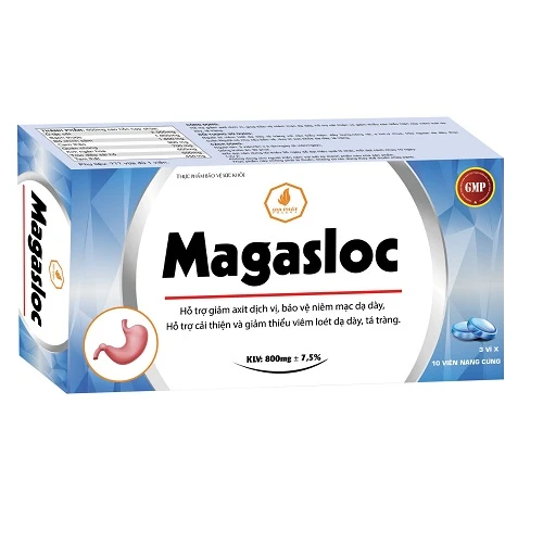Magasloc - Hỗ trợ giảm Axit dịch vị, giảm viêm loét dạ dày, tá tràng