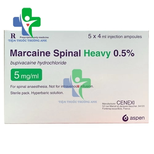 Marcaine Spinal Heavy 0,5% Cenexi - Thuốc gây tê