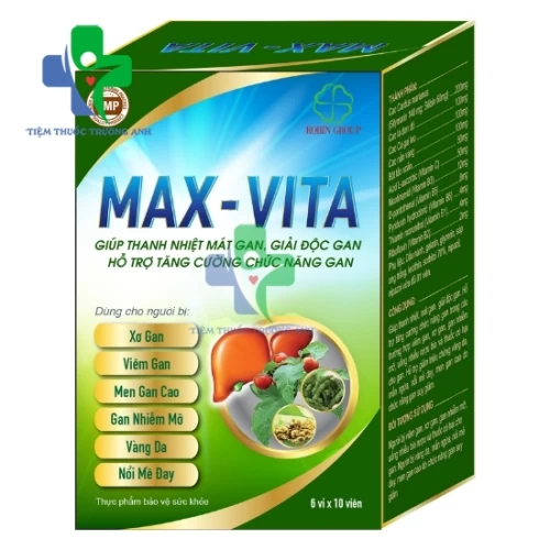 Max-vita - Hỗ trợ tăng cường chức năng gan hiệu quả