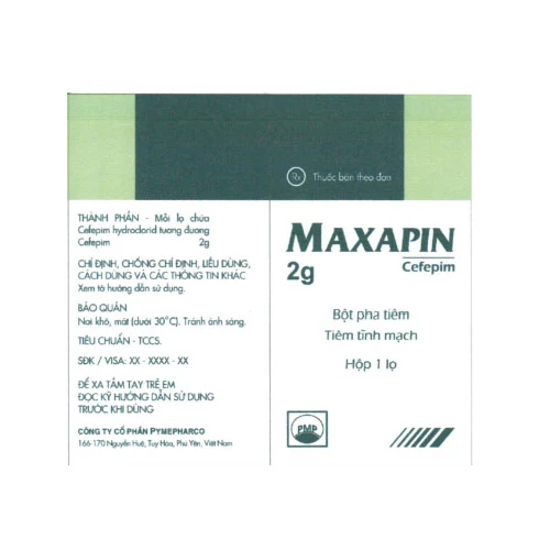Maxapin 2g - Thuốc điều trị nhiễm khuẩn hiệu quả