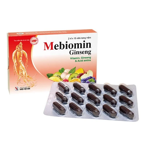 Mebiomin Ginseng - Thực phẩm giúp tăng cường sức khỏe hiệu quả 