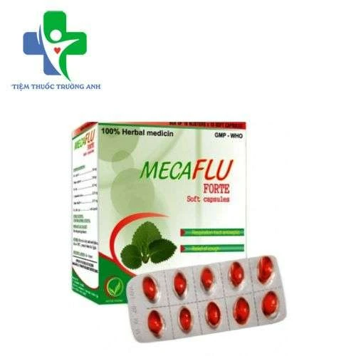 Mecaflu forte - Hỗ trợ đau họng, ho hiệu quả