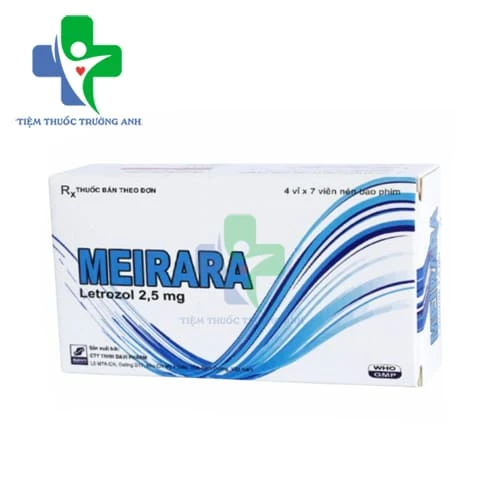 Meirara 2,5mg Davipharm - Thuốc điều trị ung thư vú