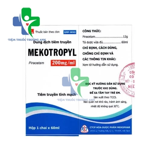 Mekotropyl 200mg/ml - Hỗ trợ điều trị tổn thương não hiệu quả 