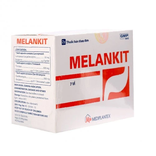 Melankit - Thuốc điều trị viêm loét dạ dày, tá tràng hiệu quả