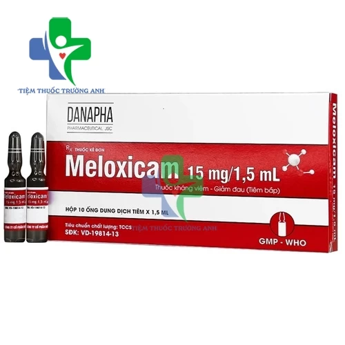 Meloxicam 15mg/1,5ml Danapha - Viêm đau trong khớp xương