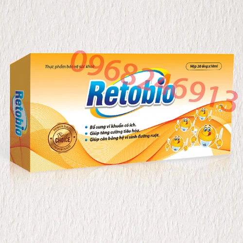 Men vi sinh Retobio 6In1 Plus - Giúp tăng cường tiêu hóa hiệu quả