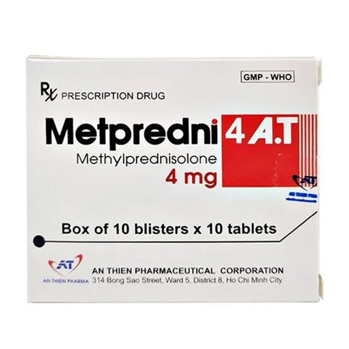 Metpredni 4 A.T - Thuốc chống viêm hiệu quả của An Thien Pharma