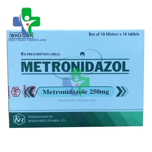 Metronidazol 250mg Khapharco (5 hộp)