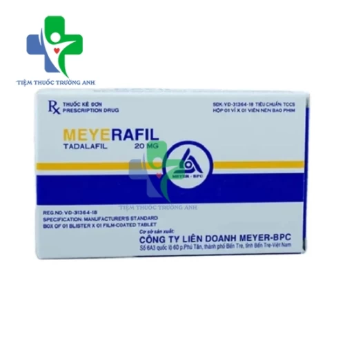 Meyerafil - Thuốc điều trị rối loạn cương dương hiệu quả