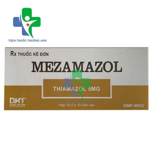 Mezamazol 5mg Hataphar - Điều trị triệu chứng cường giáp