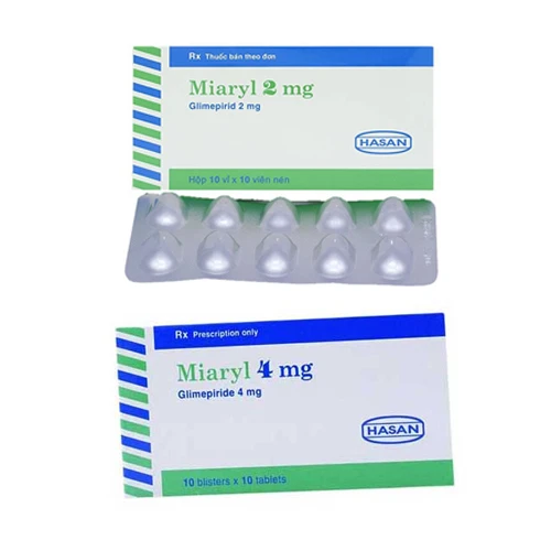 Miaryl 2mg-4mg - Thuốc điều trị bệnh đái tháo đường hiệu quả