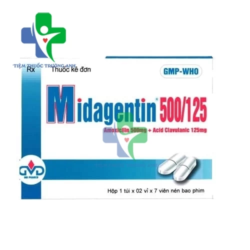 Midagentin 500/125mg MD Pharco