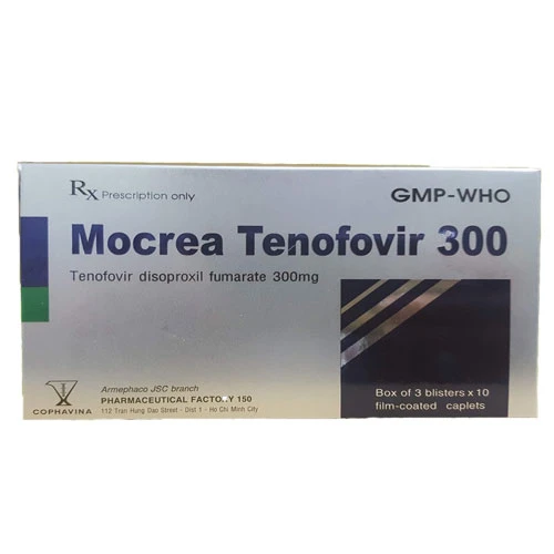 Mocrea Tenofovir 300mg - Thuốc điều trị viêm gan B mạn tính hiệu quả 