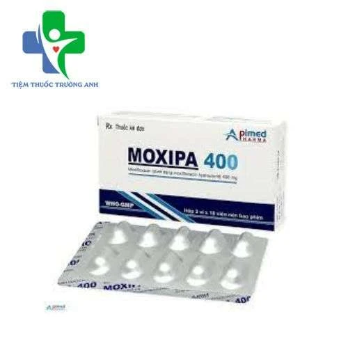 Moxipa 400 Apimed - Thuốc viên điều trị nhiễm khuẩn