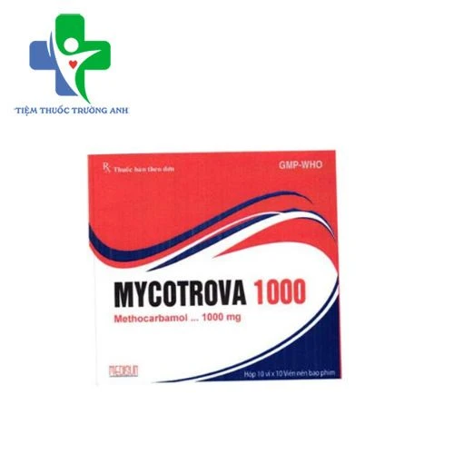 Mycotrova 1000 Medisun - Điều trị giảm đau co thắt cơ xương