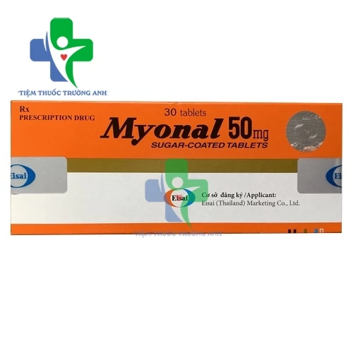 Myonal 50mg Eisai - Cải thiện các triệu chứng tăng trương lực cơ