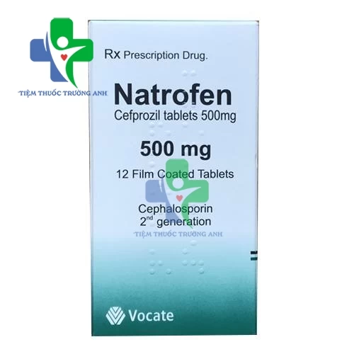 Natrofen 500mg - Thuốc kháng sinh trị nhiễm khuẩn hô hấp hiệu quả 