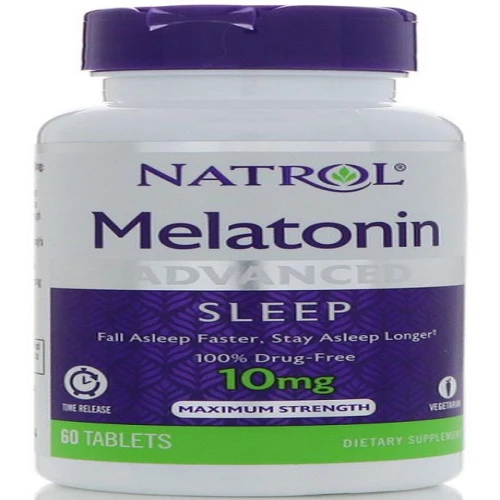 Thuốc Natrol Melatonin 10mg - Hỗ Trợ Ngủ Sâu Giấc