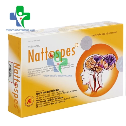 Nattospes - Điều trị tai biến mạch máu não hiệu quả 