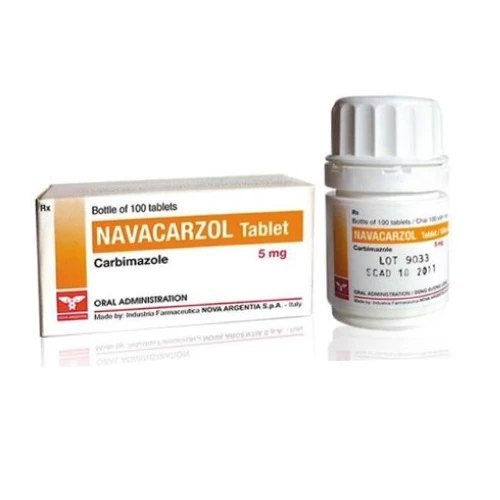 Navacarzol 5mg - Thuốc điều trị rối loạn tuyến giáp hiệu quả của Italy