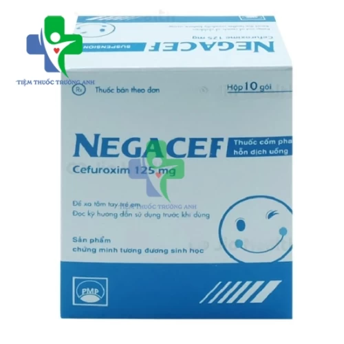 NEGACEF 125 - Thuốc điều trị nhiễm khuẩn ở mức độ nhẹ hiệu quả