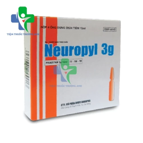 Neuropyl 3g - Thuốc điều trị chứng chóng mặt hiệu quả của Danapha