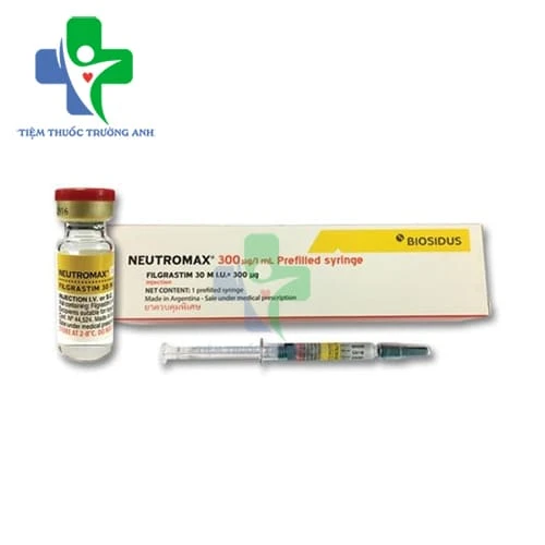 Neutromax 300mcg Biosidus - Thuốc điều trị giảm bạch cầu