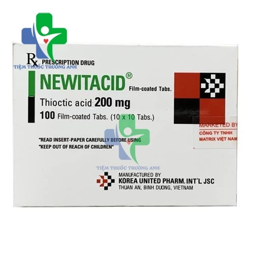 Newitacid - Thuốc điều trị biến chứng bệnh tiểu đường của Korea United Pharm