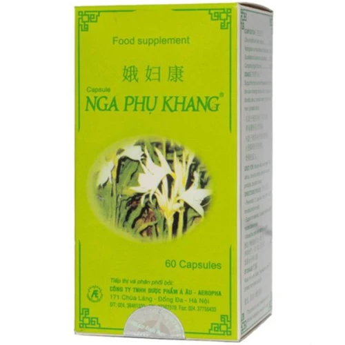 Viên Uống Hỗ Trợ Điều Trị U Xơ Tử Cung Nga Phụ Khang 60 Viên