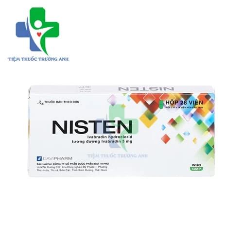 Nisten 5mg Davipharm - Thuốc điều trị bệnh mạch vành