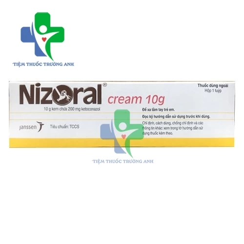 Nizoral Cream 10g - Kem bôi điều trị viêm da tiết bã nhờn hiệu quả