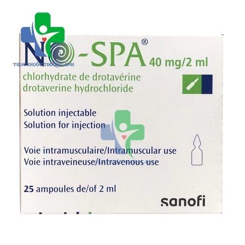 No-Spa 40mg/2ml Sanofi - Thuốc trị hội chứng ruột kích thích