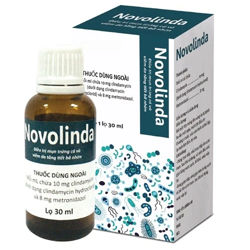 Novolinda - Thuốc bôi ngoài da điều trị mụn trứng cá hiệu quả