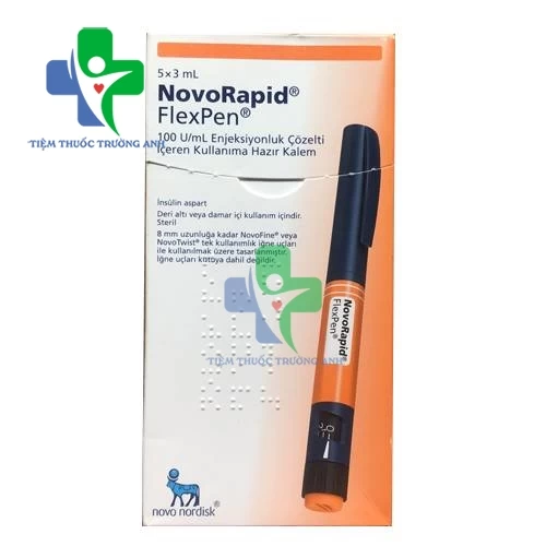 Thuốc Novorapid 100IU/ML điều trị tiểu đường 