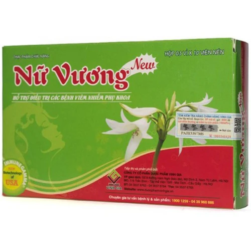 Viên Uống Hỗ Trợ Điều Trị Các Bệnh Phụ Khoa Nữ Vương 30 Viên