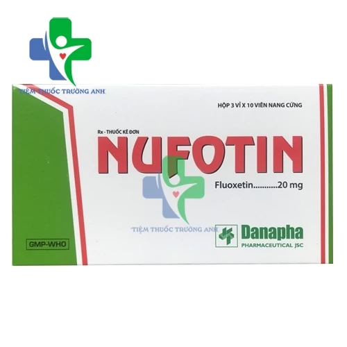 Nufotin 20mg Danapha - Thuốc chống trầm cảm hai vòng