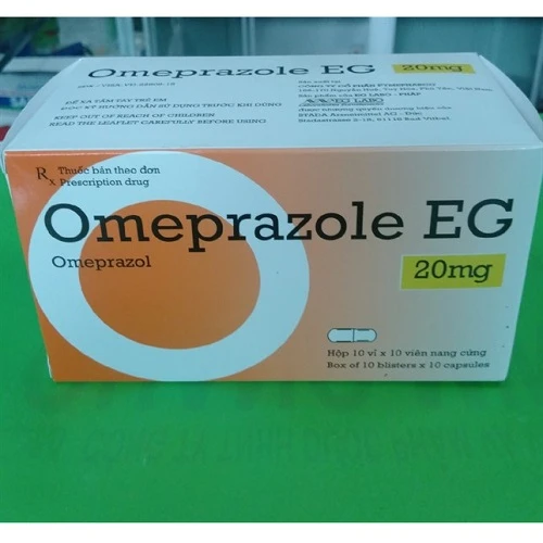Omeprazole EG 20mg - Thuốc điều trị viêm loét dạ dày, tá tràng hiệu quả