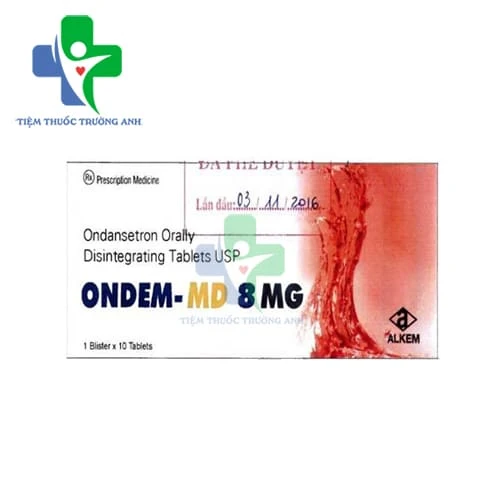 Ondem-MD 8mg Alkem - Thuốc ngăn ngừa buồn nôn và nôn