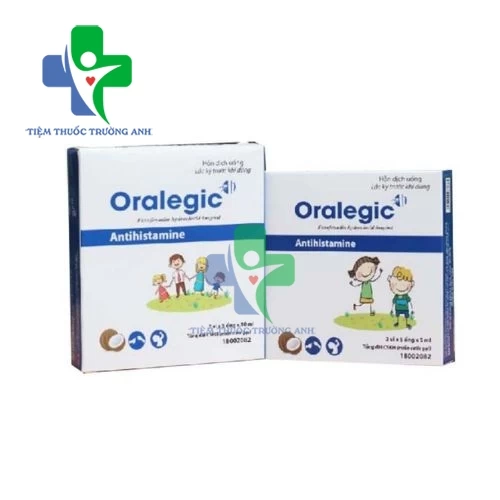 Oralegic 30mg/5ml CPC1HN - Điều trị viêm mũi dị ứng, mày đay