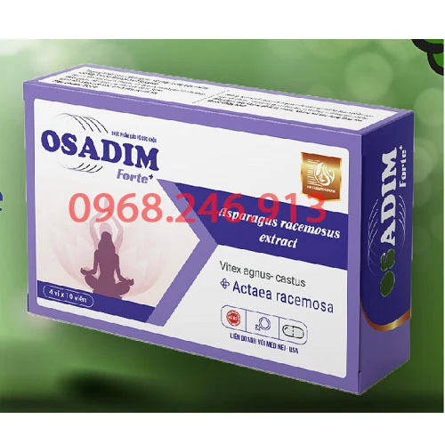 Osadim Forte - Thuốc hỗ trợ điều trị U xơ tử cung hiệu quả