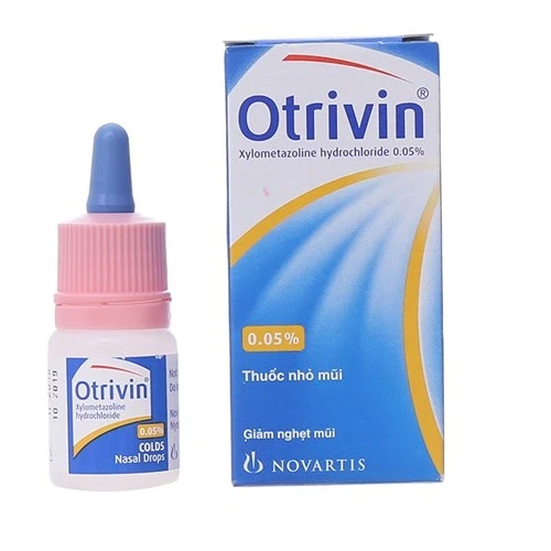 Otrivin 0.05% - Thuốc nhỏ mũi, nghẹn mũi của Thụy Sỹ