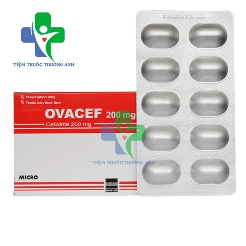 OVACEF - Thuốc điều trị nhiễm khuẩn đường niệu của Ấn Độ