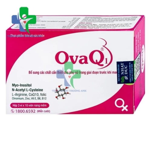 Viên Uống Hỗ Trợ Tăng Khả Năng Mang Thai Ovaq1 Mediplantex 30 Viên