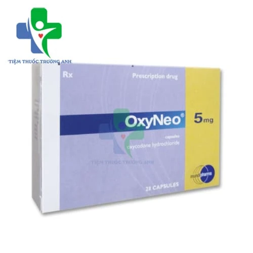 OxyNeo 5mg Bard - Thuốc giảm đau từ trung bình tới nặng