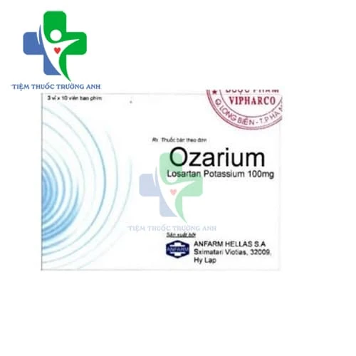 Ozarium 100mg Anfarm - Thuốc điều trị tăng huyết áp